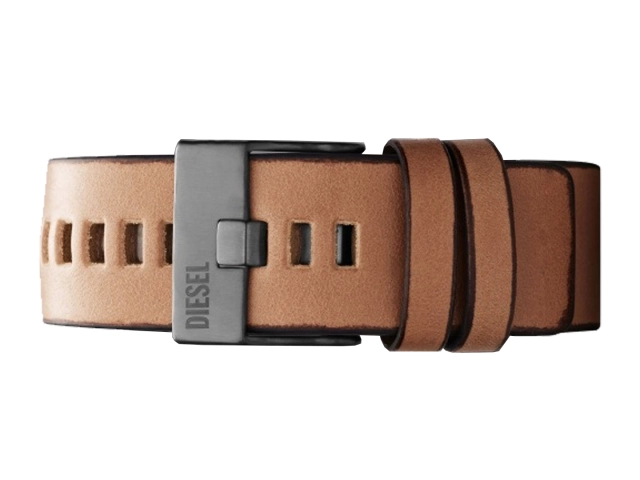 Pasek do zegarka Diesel Mega Chief DZ4280 brązowy skórzany 26 mm